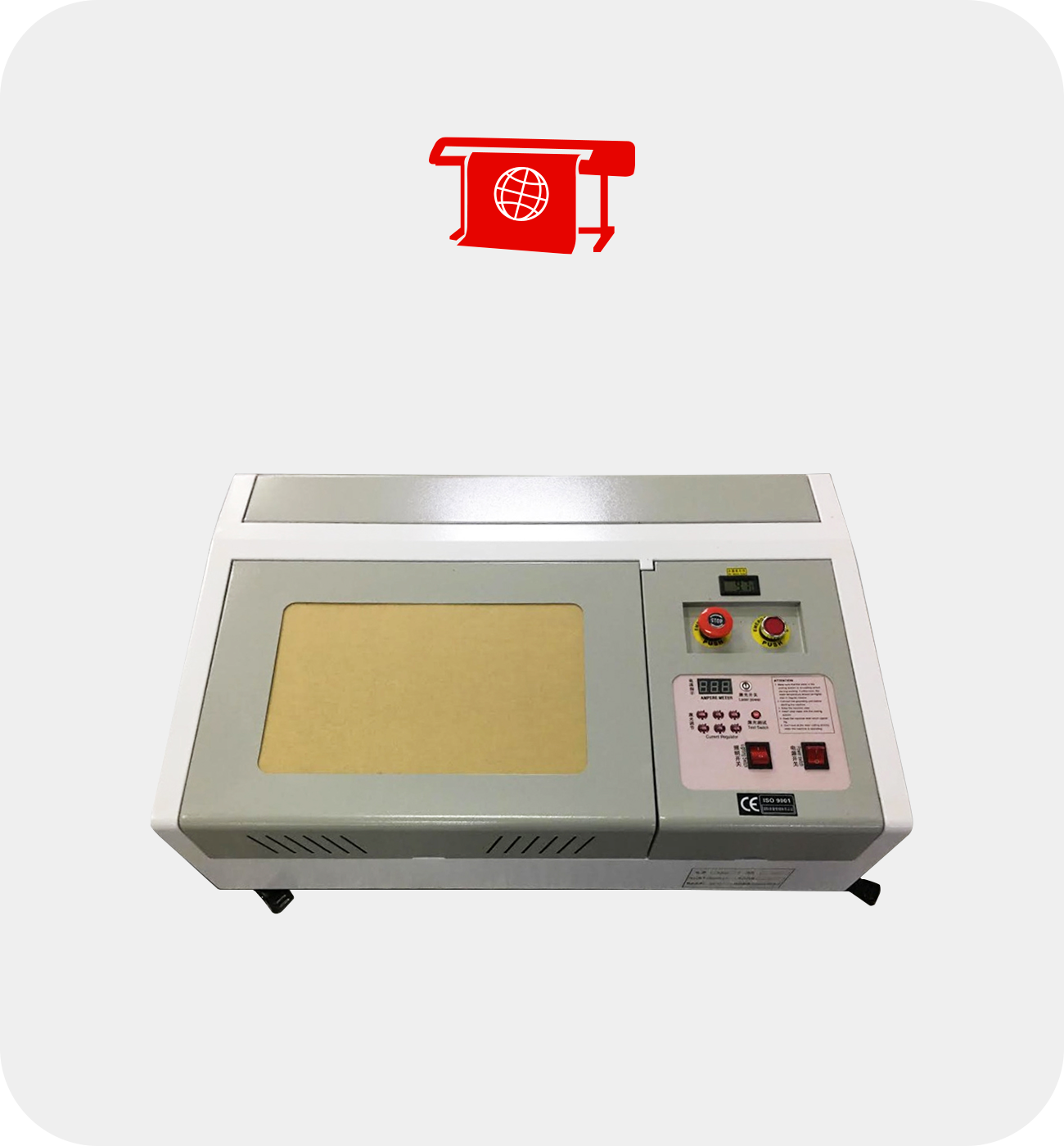 Máquina de grabado láser 4240 para metal, grabador láser de 40 W y cortador  para madera, potencia óptica de 10000 mW, punto comprimido, marcado de