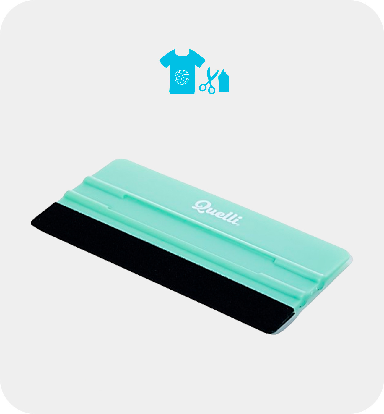 Squeegee afelpado menta Quelli