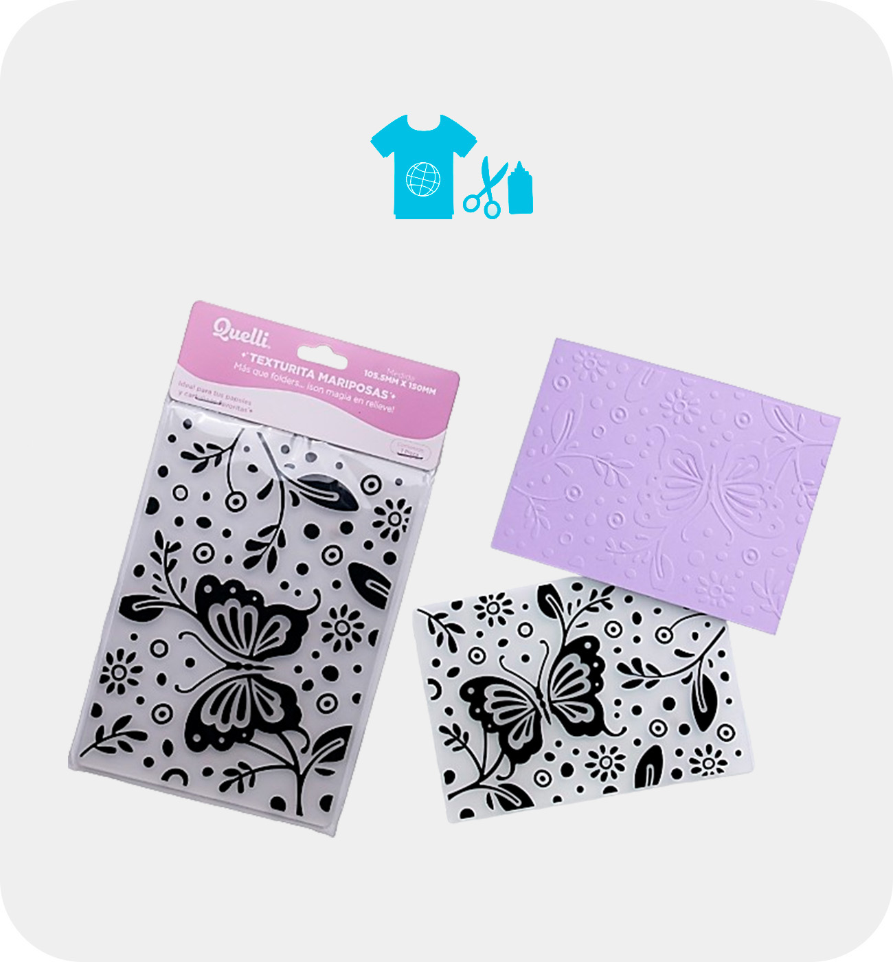 Carpeta de repujado Mariposas Quelli